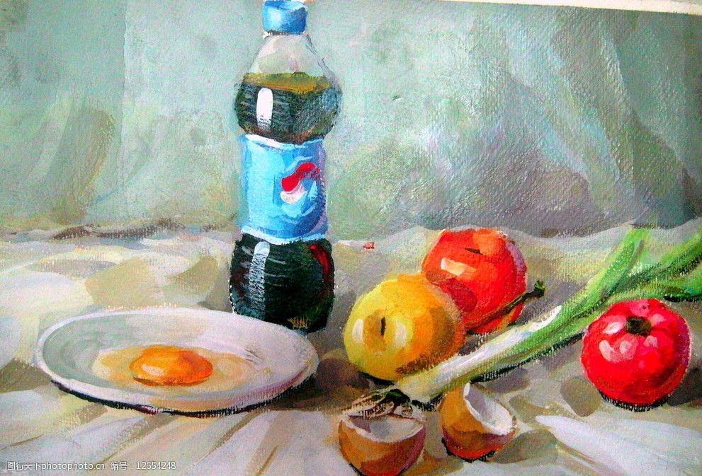 关键词:高考水粉画 水粉画 西红柿 鸡蛋 可乐 绘画书法 文化艺术 设计